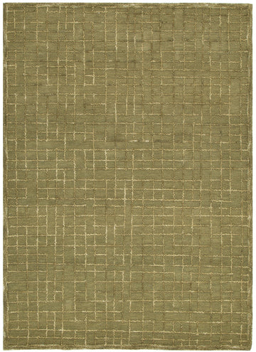Abasco Green Knitted Wool Rug
