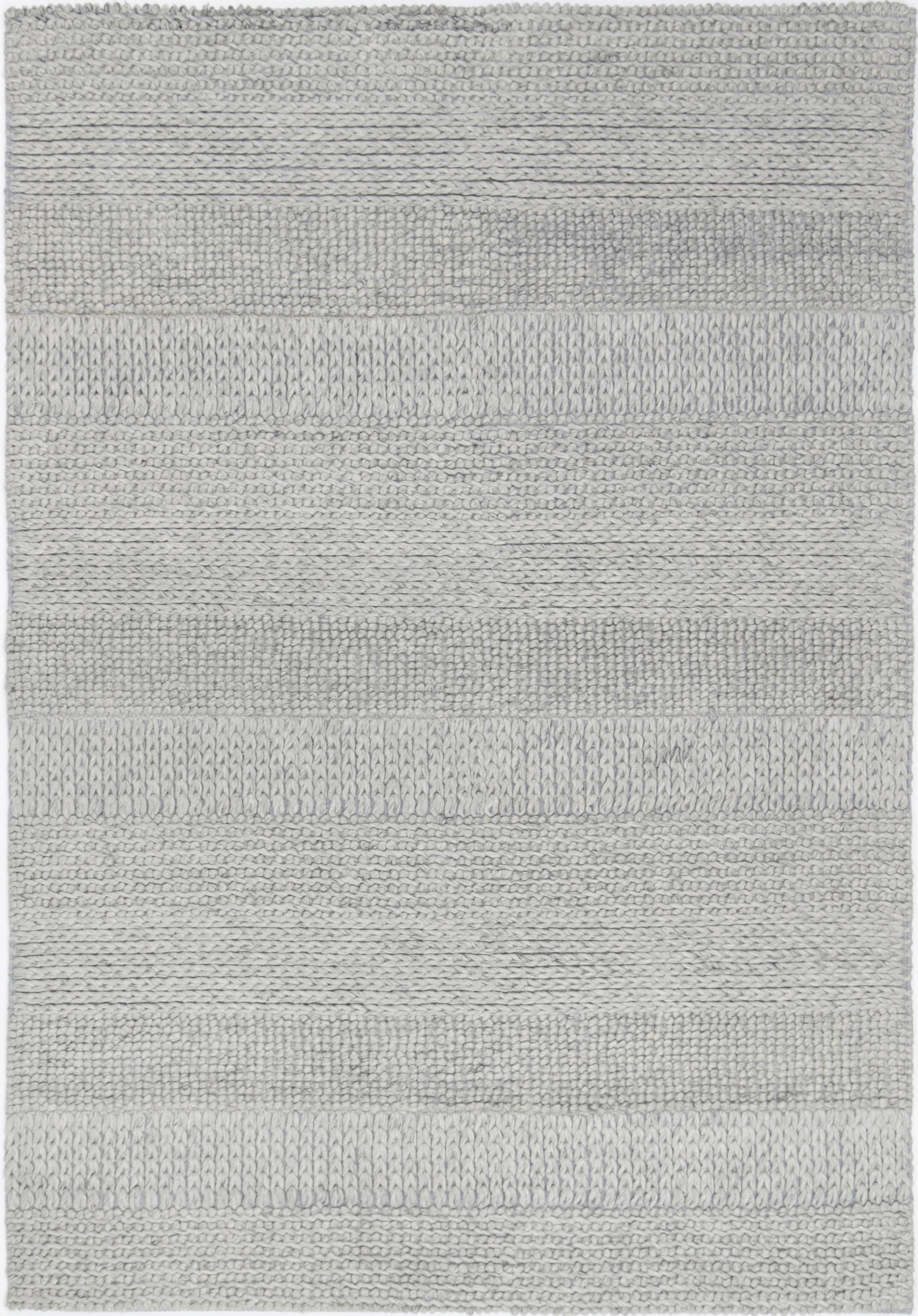 Grace Line Rug Harlow Grace Grey Wool Blend Rug