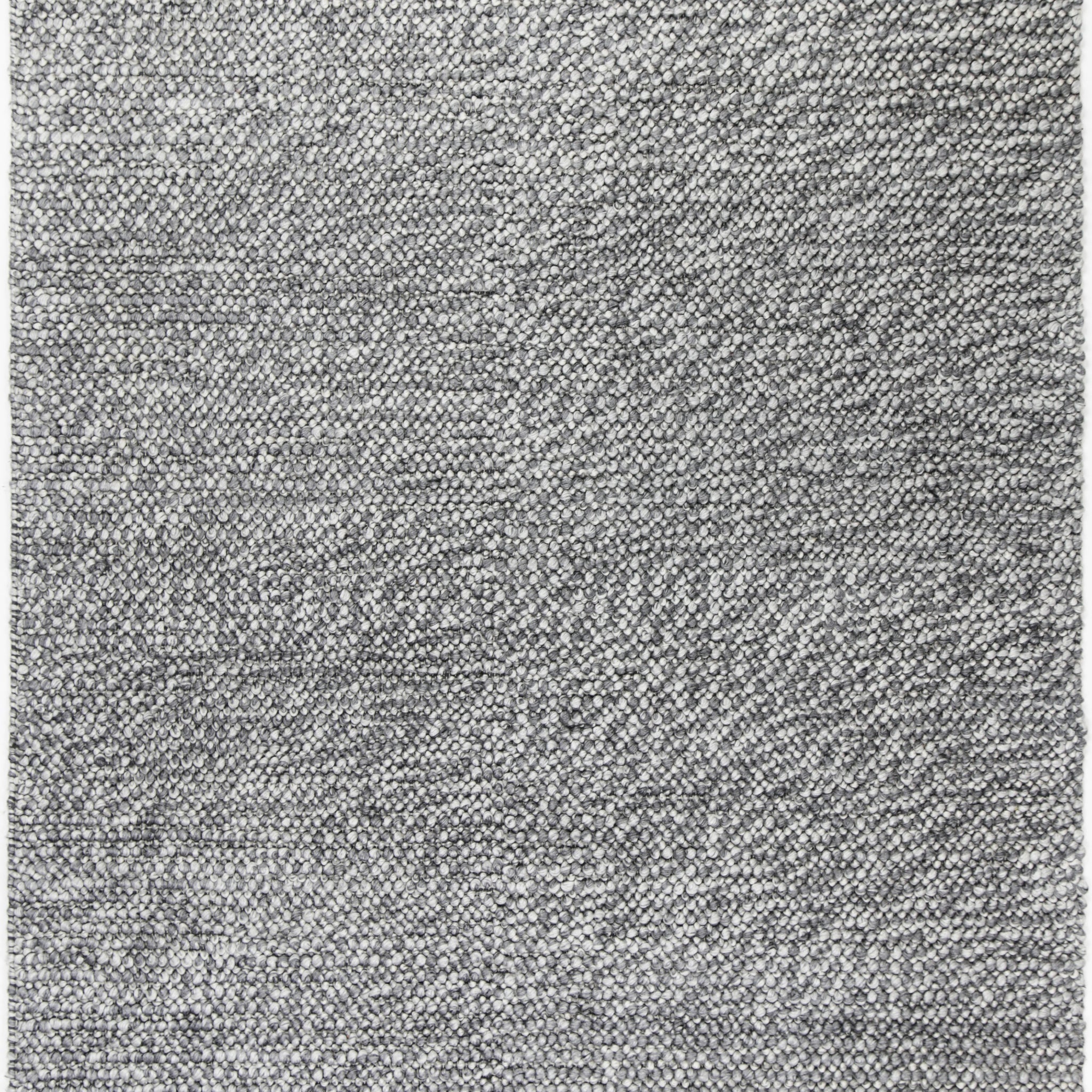 Harlow Loopy Charcoal Wool Blend Rug