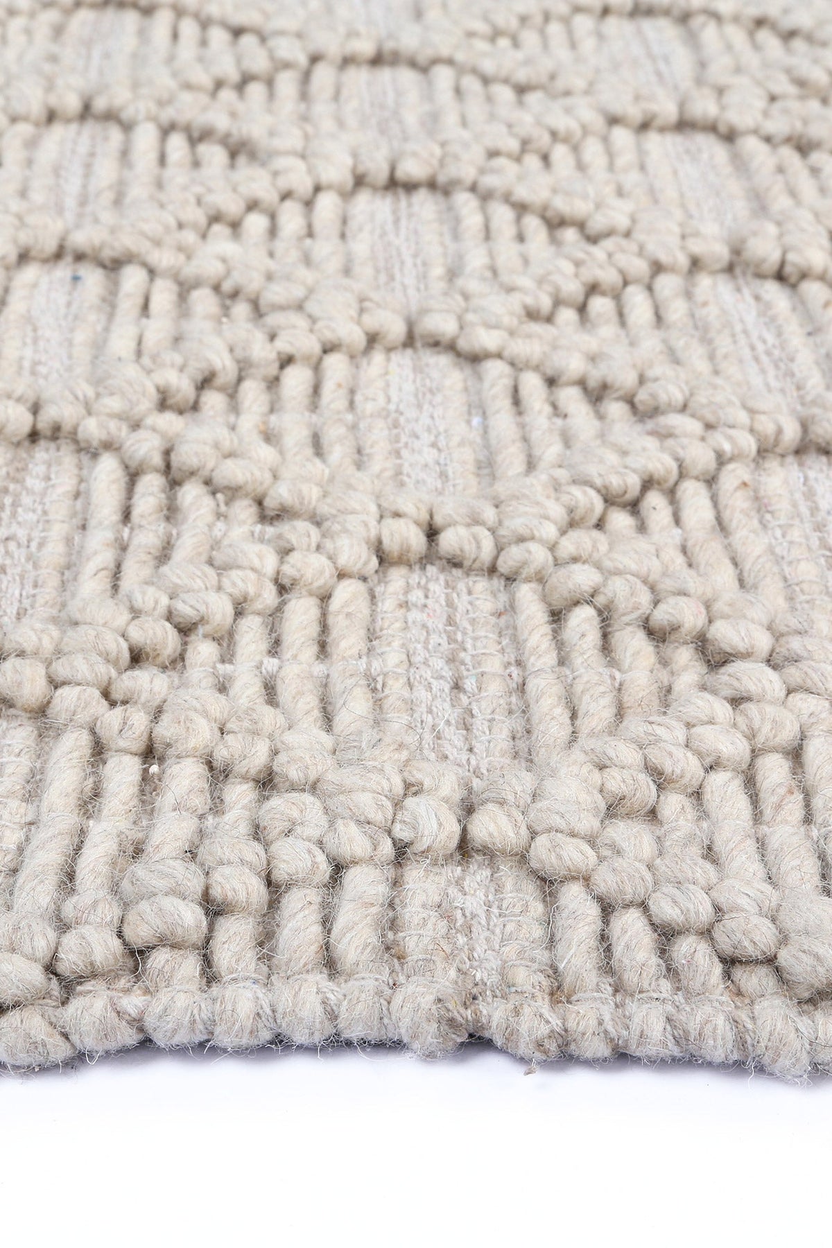 Himalaya Rugs Himalaya Mosaic Tribal Natural Wool Rug