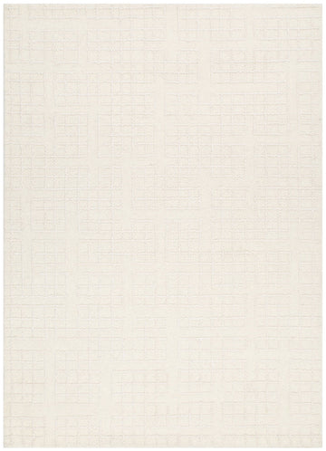 Abasco Ivory Knitted Wool Rug