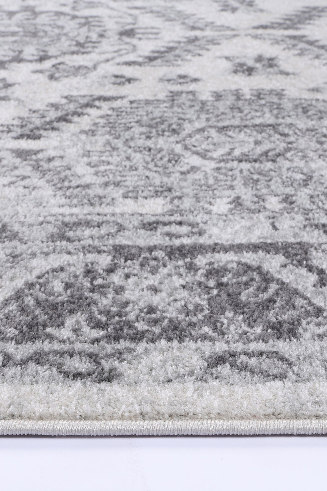 Provence Cosquer Cream Grey Traditional Rug - PROV03