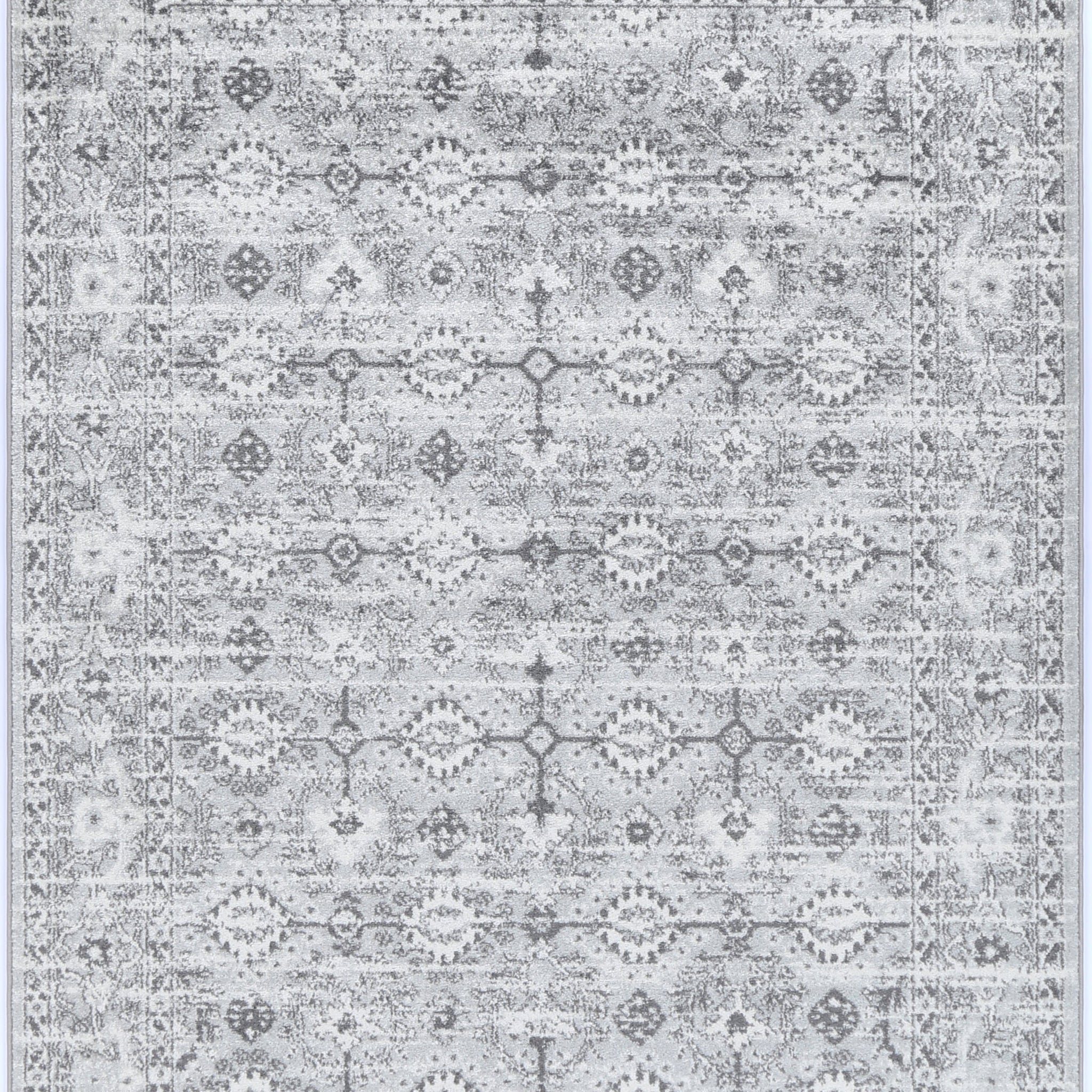 Provence Montpellier Grey Traditional Rug - PROV09