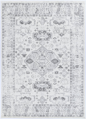 Provence Trellis Cream & Light Grey Rug - PROV10