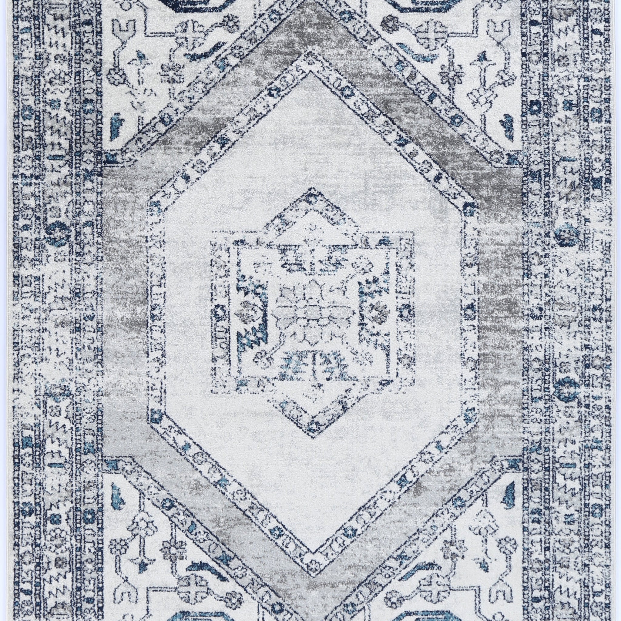 Provence Estve Navy Cream Ancient Rug - PROV24