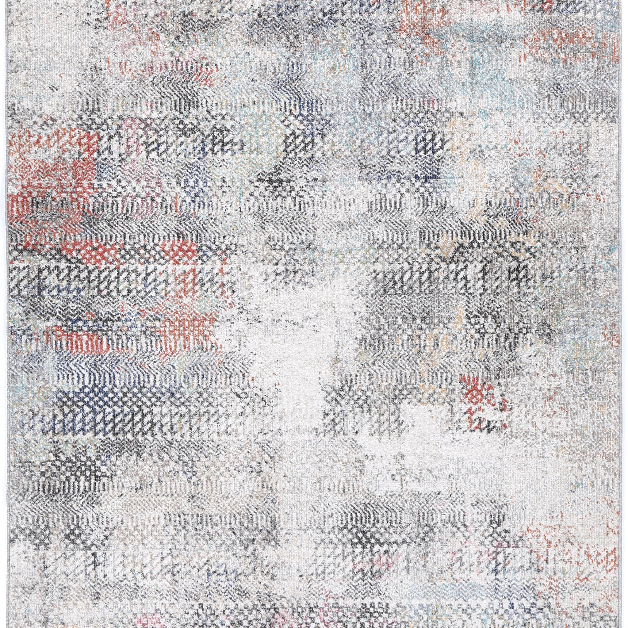 Salsa Ernesto Grey & Terracotta Tribal Rug