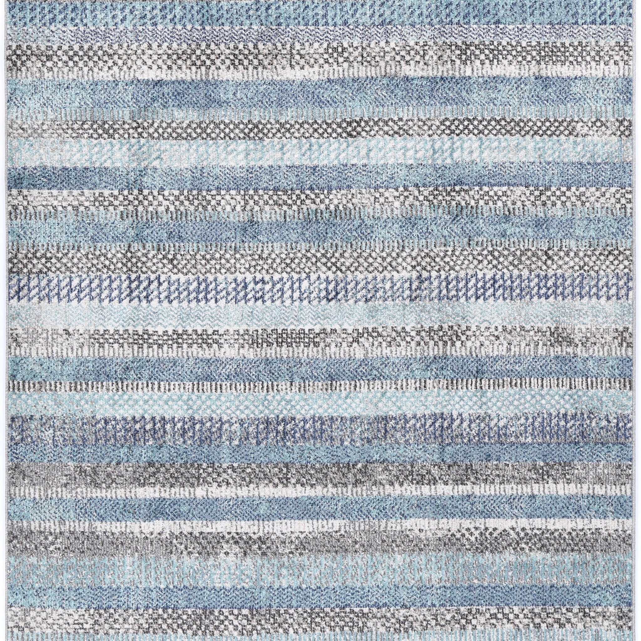 Salsa Luis Blue & Grey Tribal Rug